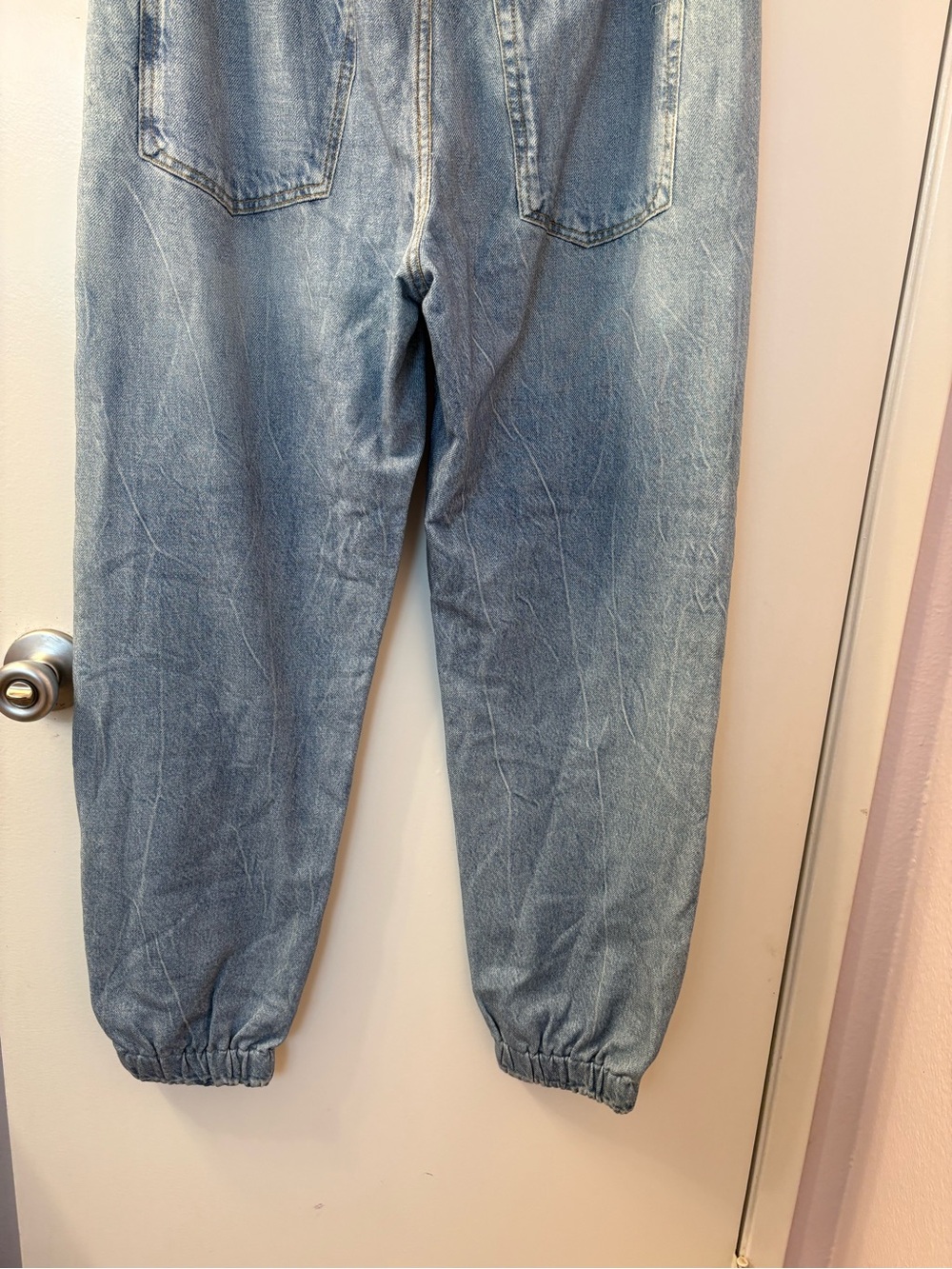 RAG & Bone Miramar Light Blue Denim Jogger Pants NWT Size M •Waist 15-20• - Picture 8 of 11